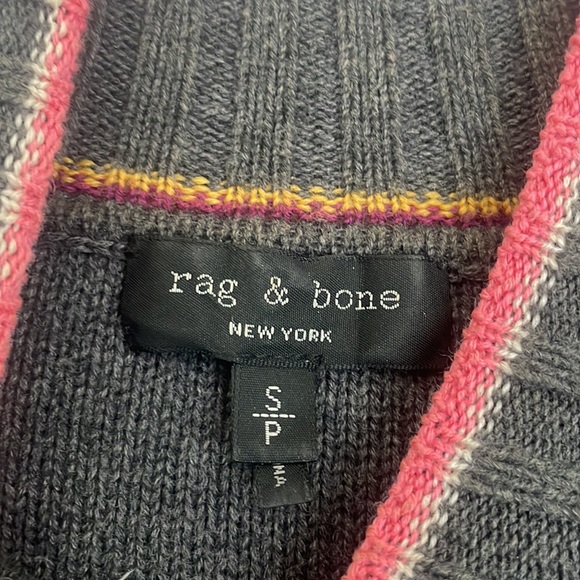RAG & BONE Tom Knit Cashmere Blend Sweater - Picture 7 of 8